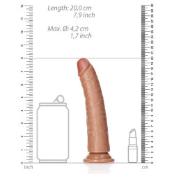 Real Rock Ultra Skin Gode réaliste Slim Dildo RealRock 18 x 4.2cm Latino